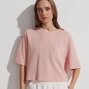 Varley Baxley Boxy Tee, Pink - S